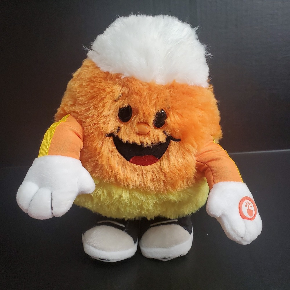 Hallmark Halloween Candy Corn Dancing and Singing Tricky Treat Stuffed 10" Cute